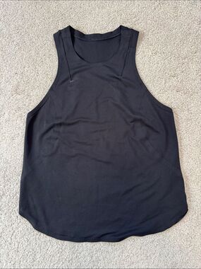 lululemon Race Length Racerback Lightweight Tank Black Sz4